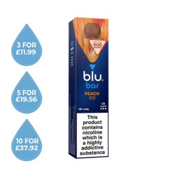 blu Bar Peach Ice Disposable