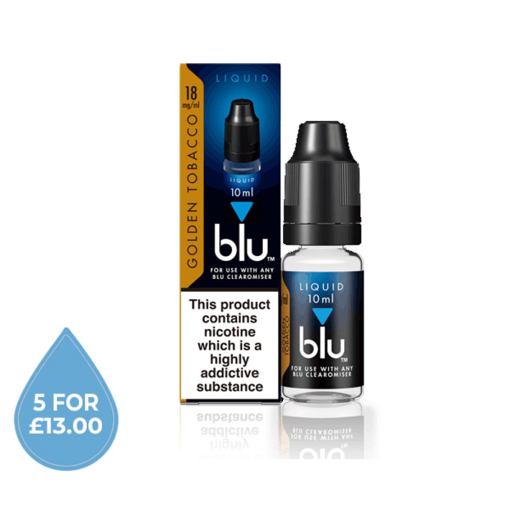 Blu Golden Tobacco E-Liquid 10ml