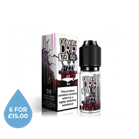 Double Drip 50/50 Fizzy Cherry Cola E-Liquid 10ml