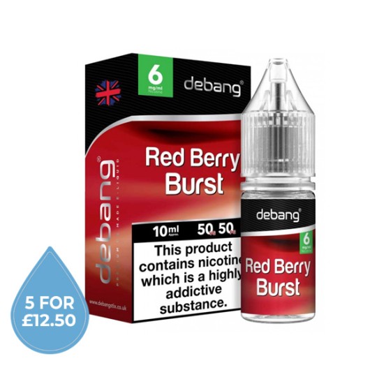Debang Red Berry Burst E-Liquid 10ml