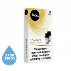 Logic COMPACT Berry Crumble 12mg Pod Refills 2 Pack