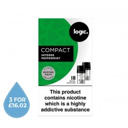 Logic COMPACT Intense Peppermint 18mg Pod Refills 2 Pack