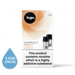 Logic COMPACT Tobacco Pod Refills 2 Pack