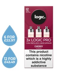 Logic Pro Cherry Capsules Refills 3 Pack