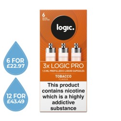 Logic Pro Tobacco Capsules Refills 3 Pack