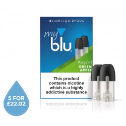 MyBlu Green Apple Pods 9mg