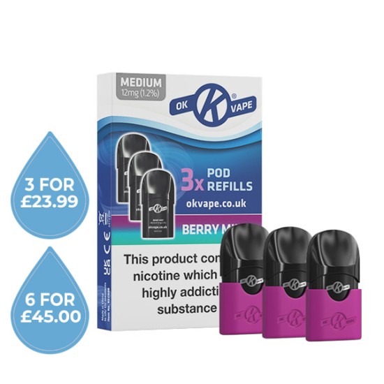 OK Vape Pod Refills Berry Mint