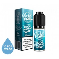 50/50 Pocket Fuel Cool Spearmint E-Liquid 10ml