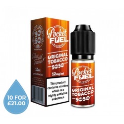 50/50 Pocket Fuel Original Tobacco E-Liquid 10ml
