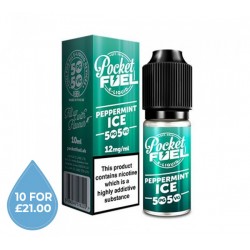 50/50 Pocket Fuel Peppermint Ice E-Liquid 10ml