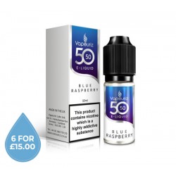 50/50 Blue Raspberry E-Liquid 10ml