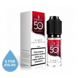 50/50 Fizzy Cola Bottles  E-Liquid 10ml
