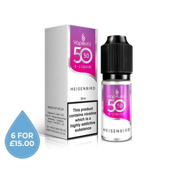 50/50 Ice N'Fruit (Heisenbird) E-Liquid 10ml 50/50 Ice N'Fruit (Heisenbird) E-Liquid 10ml