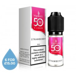 50/50 Strawberry E-Liquid 10ml