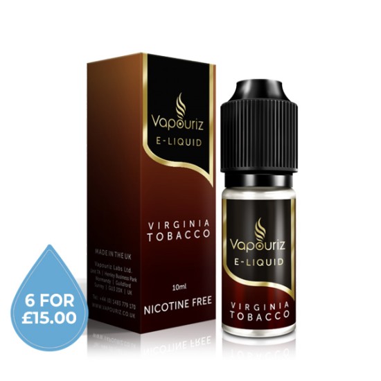 Vapouriz Virginia Tobacco E-Liquid 10ml