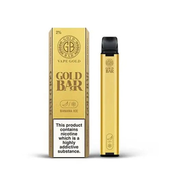 Gold Bar Banana Ice Disposable Vape