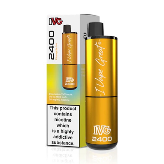 IVG 2400 Bar Disposable Vape Kit - 21 Flavours