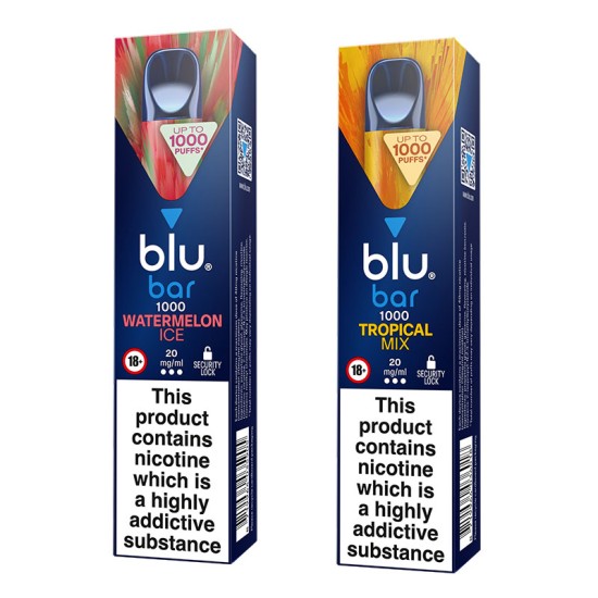 blu Bar 1000 Disposables Mix & Match blu Bar 1000 Disposables Mix & Match