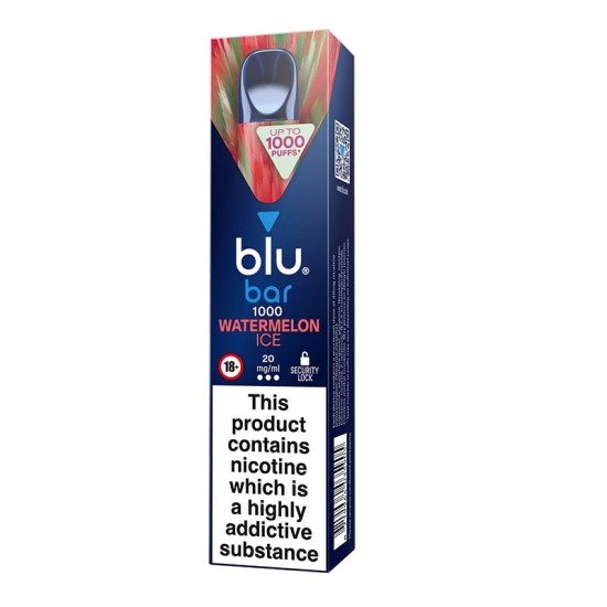 blu Bar Watermelon Ice 1000 Disposable