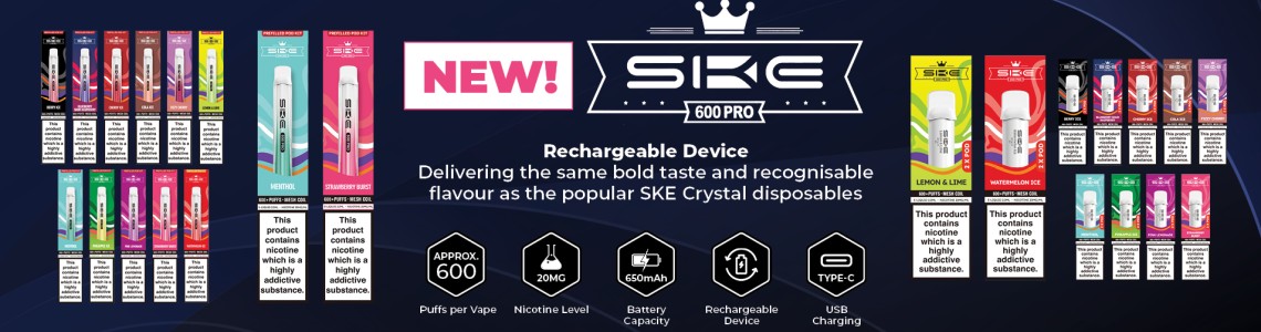 Everything You Need to Know About the New SKE Crystal Pro 600 Pod Systems Everything You Need to Know About the New SKE Crystal Pro 600 Pod Systems