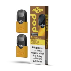 OK Vape Pod Refills Golden Tobacco 12mg (2pk)
