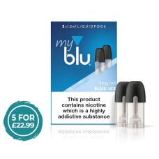 My Blu Blue Ice Pods 9mg CAPSULES & PODS