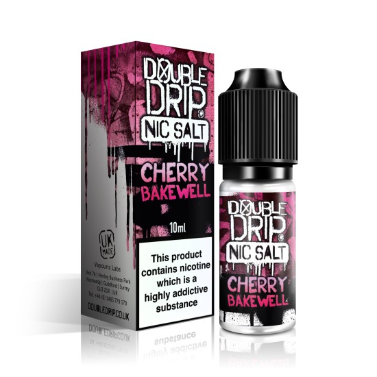 Double Drip Nic Salt Cherry Bakewell