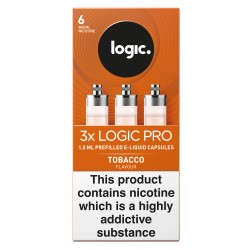 Logic Pro Tobacco Capsules Refills 3 Pack
