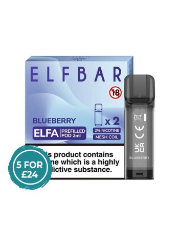 Elf Bar ELFA Prefilled Blueberry Pods 