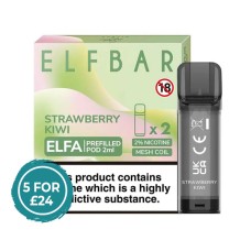 Elf Bar ELFA Prefilled Strawberry Kiwi Pods  CAPSULES & PODS
