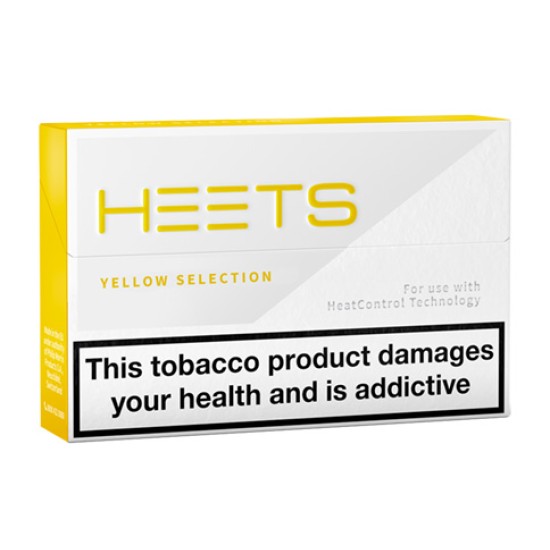 IQOS HEETS Yellow  Yellow HEETS Cigarettes (Carton - 200 Sticks)