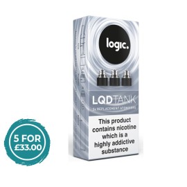 Logic LQD Tank Atomiser 3 pack REPLACEMENT COIL HEADS