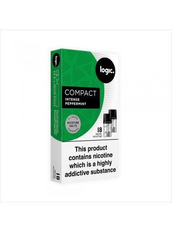 Logic COMPACT Intense Peppermint Pod Refills 2 Pack LIQUIDS