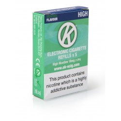 OK Menthol Cartomiser Cartridge Refills 5 Pack