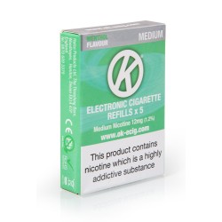 OK Menthol Cartomiser Cartridge Refills 5 Pack