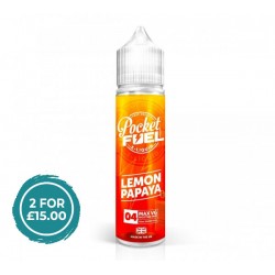Pocket Fuel Lemon & Papaya Short Fill 50ml