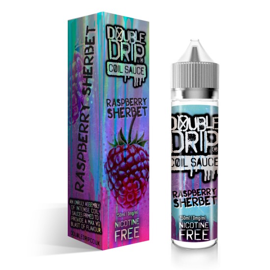 Double Drip Raspberry Sherbet Short Fill 50ml