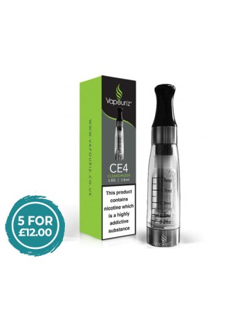 Vapouriz Clear CE4 Clearomizers VAPING ACCESSORIES
