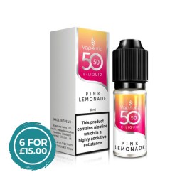 50/50 Pink Lemonade E-Liquid 10ml FRUITY