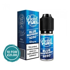 50/50 Pocket Fuel Blue Raspberry E-Liquid 10ml Fruity