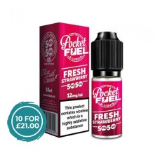 50/50 Pocket Fuel Fresh Strawberry E-Liquid 10ml