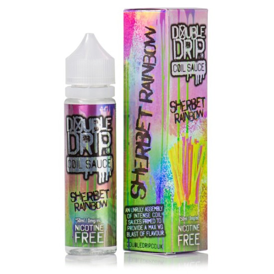 Double Drip Sherbet Rainbow Short Fill 50ml