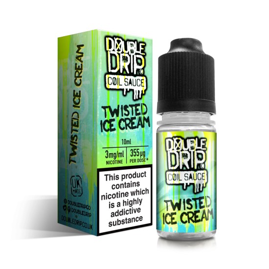 Double Drip Twisted Ice Cream E-Liquid 10ml