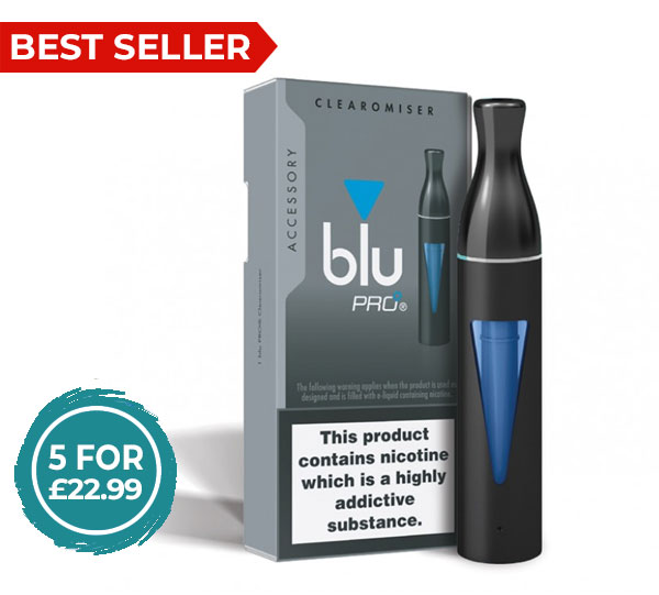 udbrud gå i stå Civic Blu Pro Clearomiser 5 Pack Bundle |Vape, Kits, eliquids| Next Day Delivery